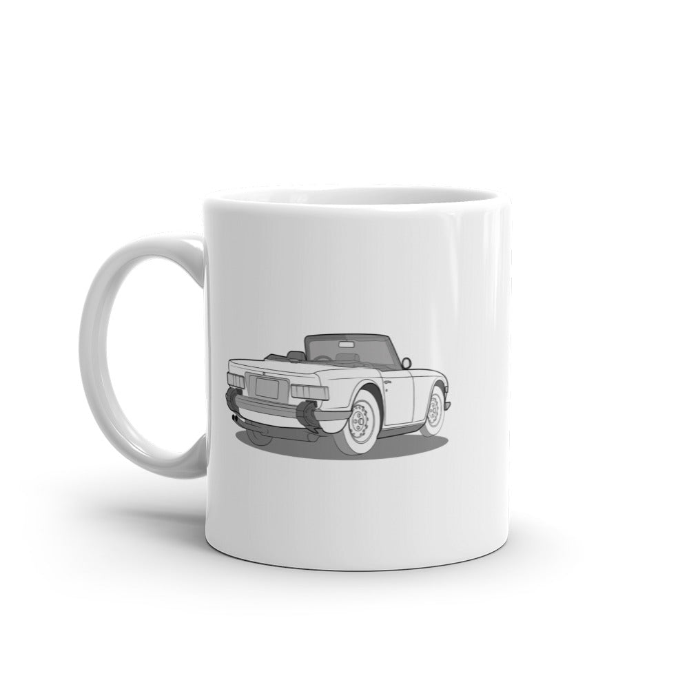 1974 Triumph TR6 Double Sided 11 oz. Mug