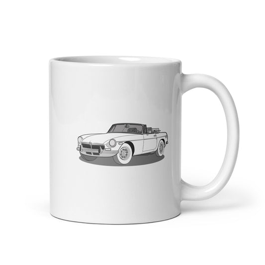 1973 MG B Double Sided 11 oz. Mug